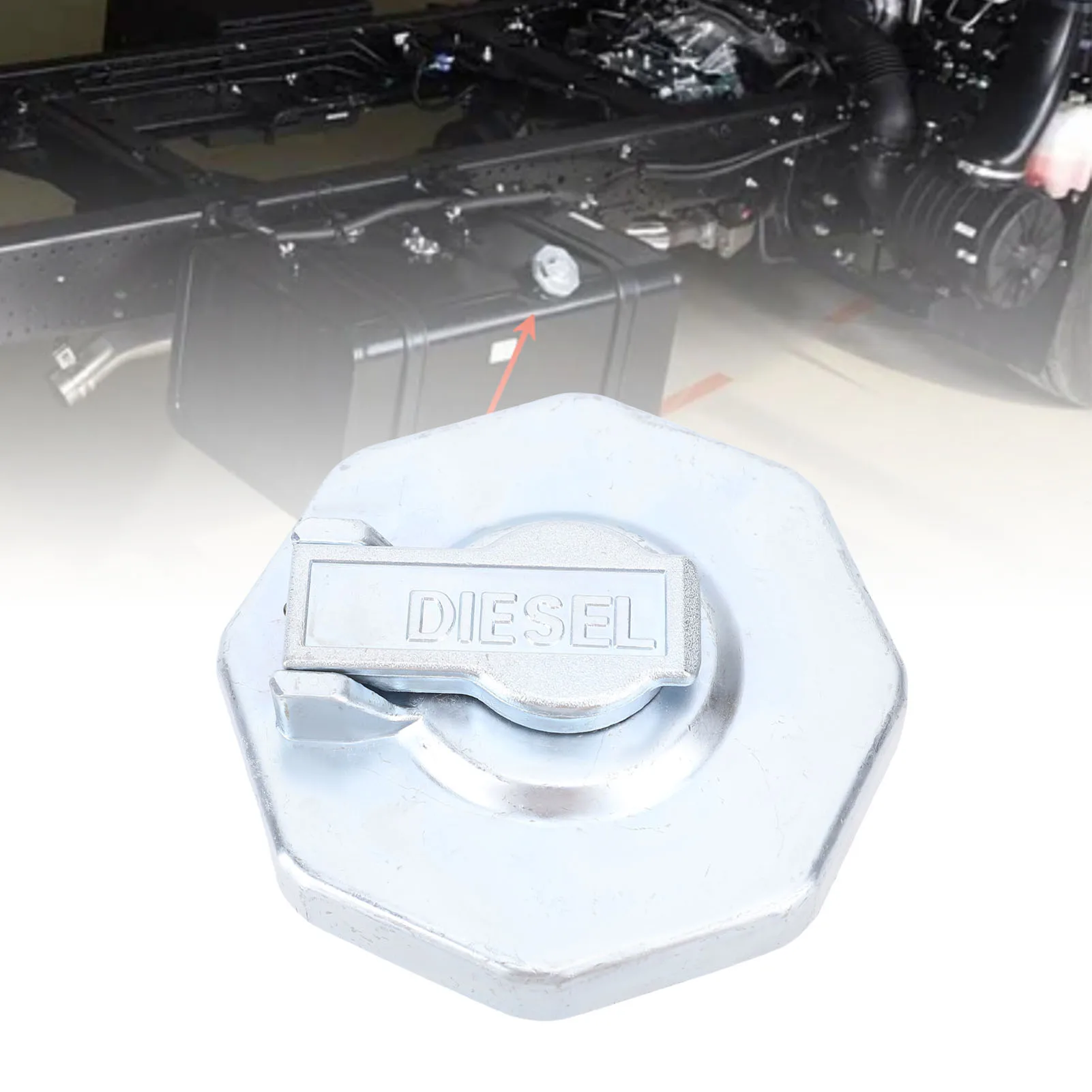 Fuel Tank Cap with Keys Enhanced Safety Excellent Sealing Stylish Look Replacement for Isuzu ELF NPR NQR NQR75 4HK1 100P 600P