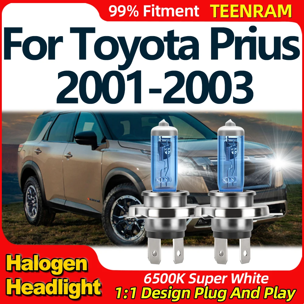 

Car Xenon Headlight 100W Halogen Lights Bulbs 12V Super Bright Auto Lamps 6000K Super White For Toyota Prius 2001 2002 2003