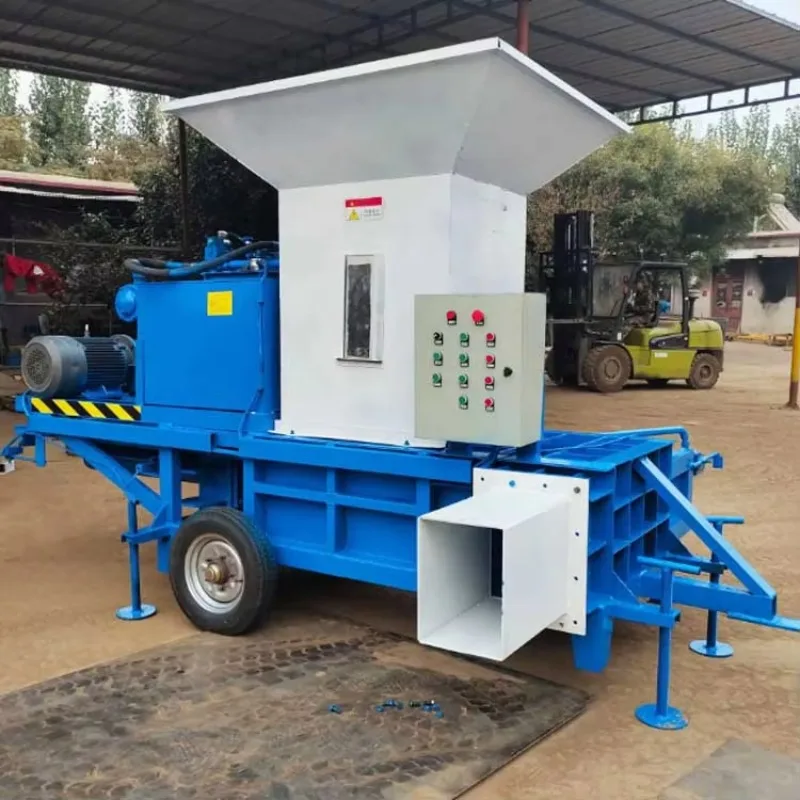 Automatic Farm Hay Grass Feed Straw Alfalfa Square Horizontal Baling Packing And Pressing Machine For Rice Husk