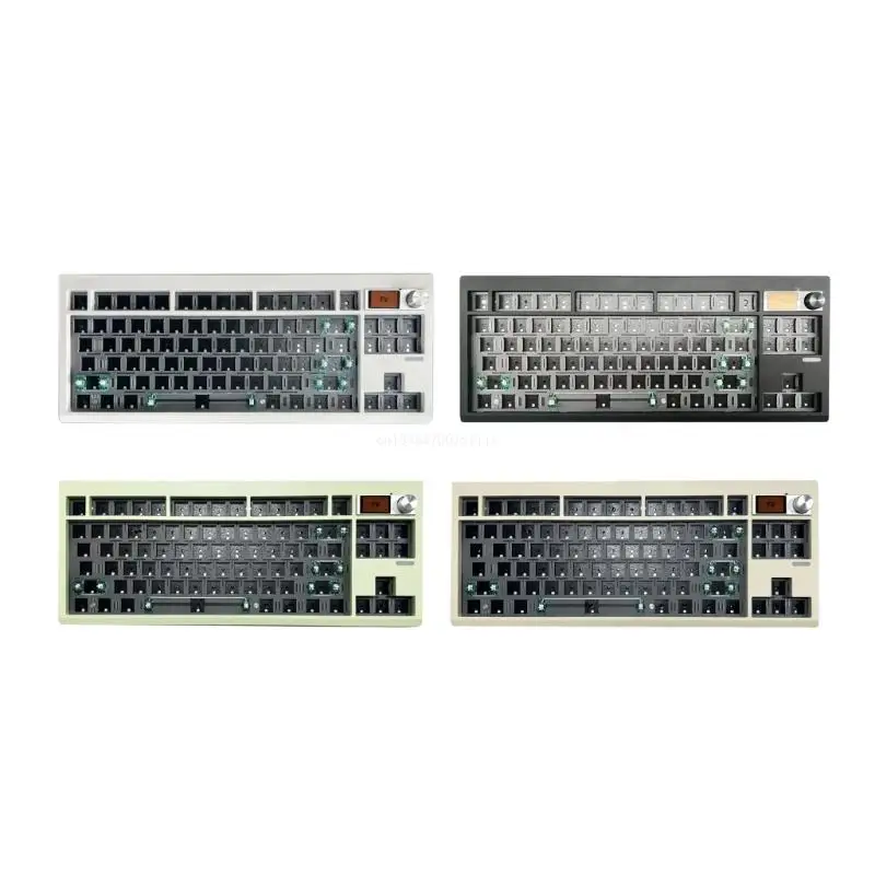 GMK87 Customizable Keyboard 87keys BT5/2.4G/TypeC Improved Productivity Hot swappable Easy Switches Replacement DropShipping