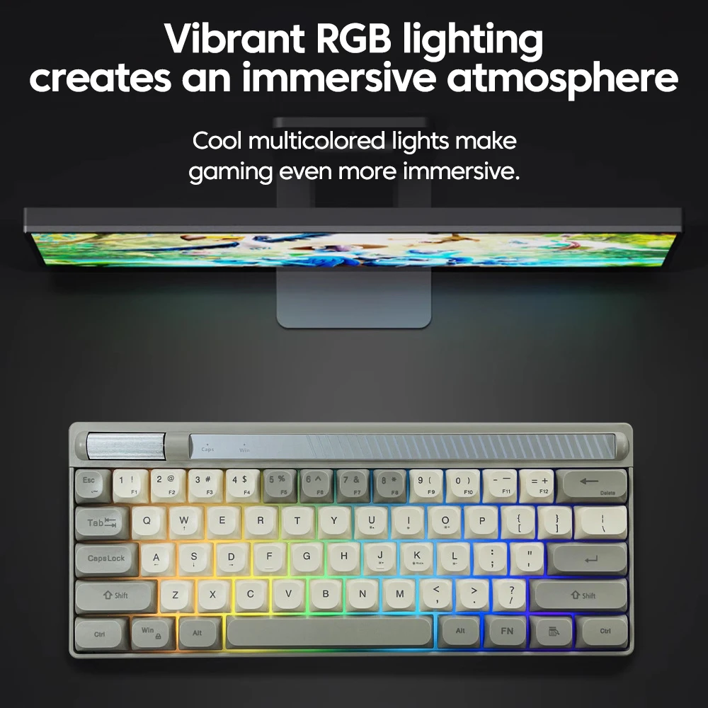 Teclado retroiluminado RGB de 16 teclas, Macro programable, sensación mecánica, teclado con cable USB para PC, portátil, Gamer y oficina