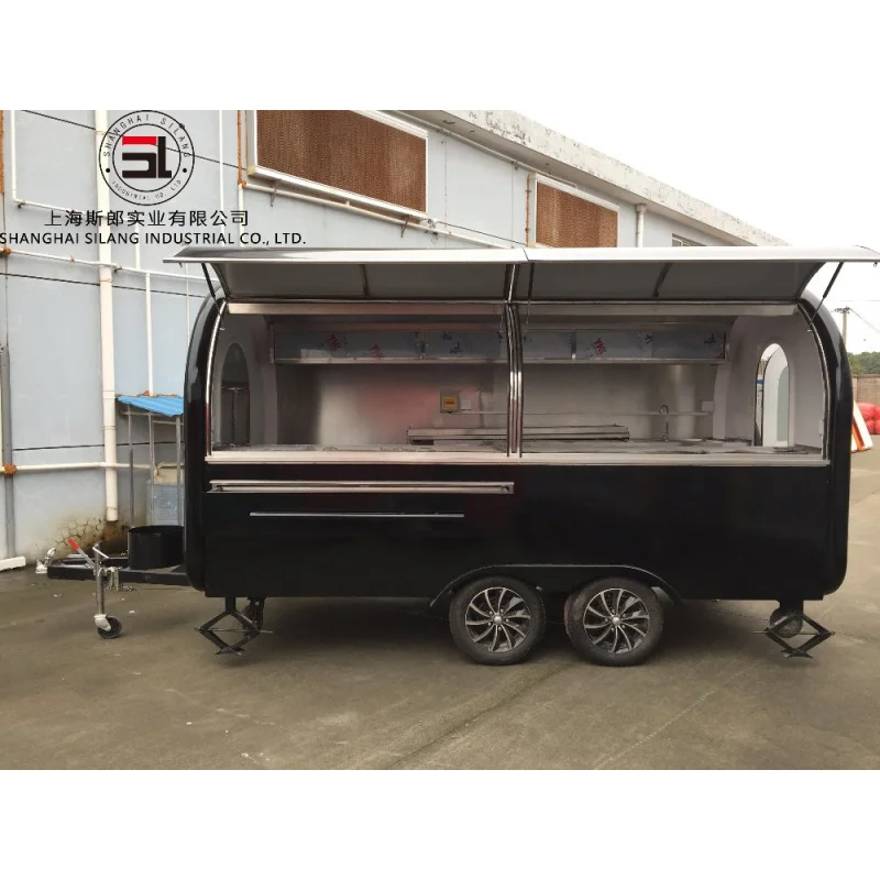 на заказ.Горячая распродажа, мобильный прицеп для еды/тележка/торовок, распродажа в Китае