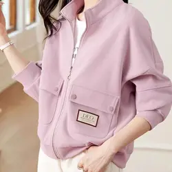 2025 Autumn New Womens Cardigan Korean Wild Design Sense Loose Coat Women Fashion Zipper Cardigan Jacket Women Trend Casual Top