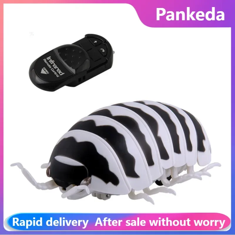 

Забавные радиоуправляемые игрушки для животных, имитация Pillbug, электрический робот, ошибки, Хэллоуин, розыгрыш, насекомые, детские игрушки, инфракрасные радиоуправляемые жуки, игрушки для детей