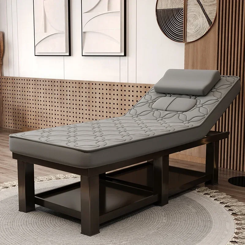 وسادة من اللاتكس تدليك ماركيز صالون تجميل نقالة تطبيق مستلق الرموش سرير احترافي Mueble باديكير سرير #4