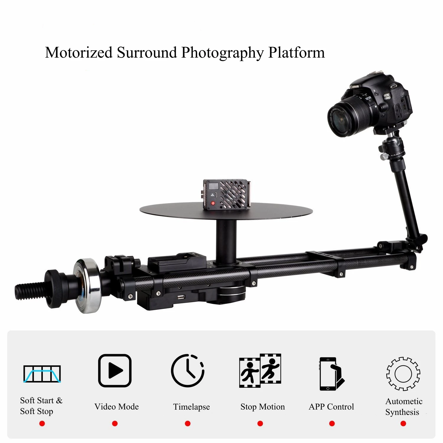 المهنية التصوير ثلاثية الأبعاد النمذجة الكهربائية طاولة دوارة APP التحكم 360 بمحركات المحيطة اطلاق النار منصة كابينة تصوير