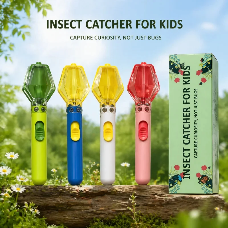 New Explorer Insect Catcher Toy for Kids Outdoor Educational Interactive Bug Observer Gadget for Curious Young Scientists
