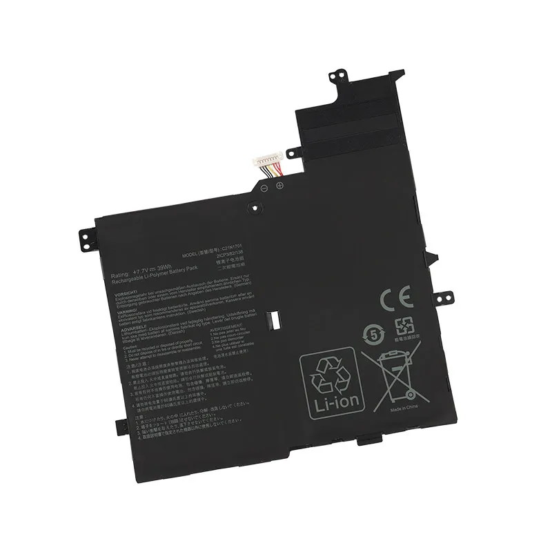 C21N1701 Laptop Battery 7.7V 5065mAh For ASUS VivoBook S14 S406UA S406U K406UAS406UA-BM360T S406UA-BM146T S406UA-BM148T Series 2
