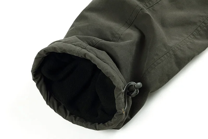 Männer Fleece Cargo Hosen Winter Plüsch Taktische Hosen Casual Jogger 3XL Koreanische Lose Wandern Laufen Warme Thermische Hosen – Detail 16