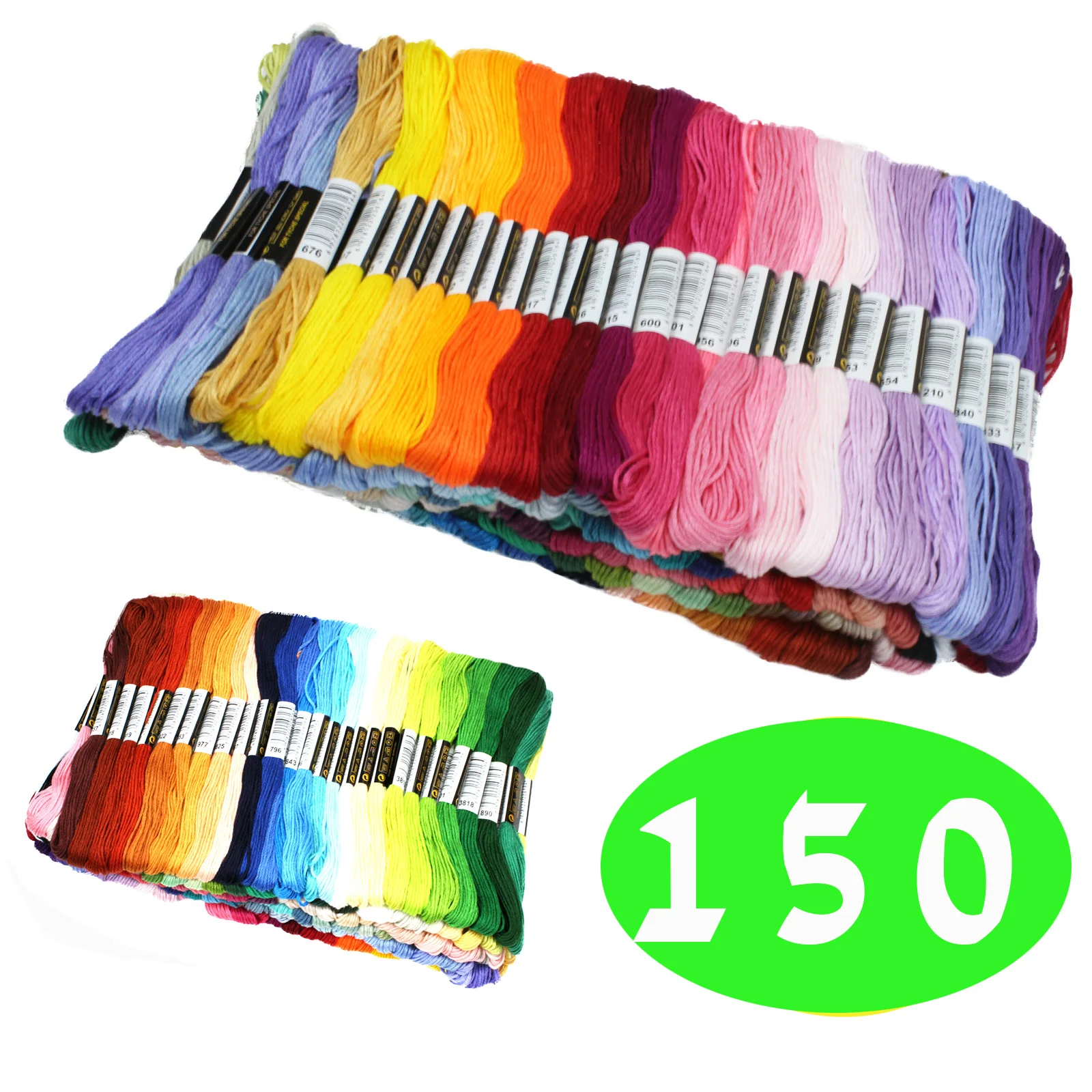 Embroidery Thread 200/150/100/50/25 Anchor Similar DMC Cross Stitch Cotton Floss Sewing Skeins Craft