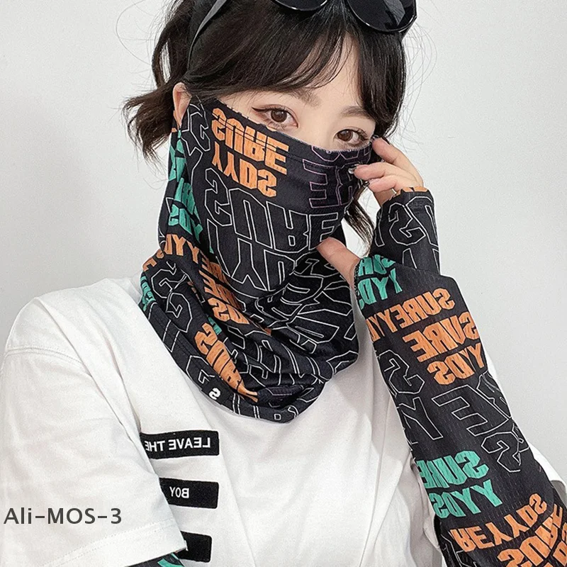 

【S】Fashion Sunscreen Mask For Men Women Summer Face Neck UV Protection Ear Scarf Hip Hop Outdoor Sports Cycling Bandana