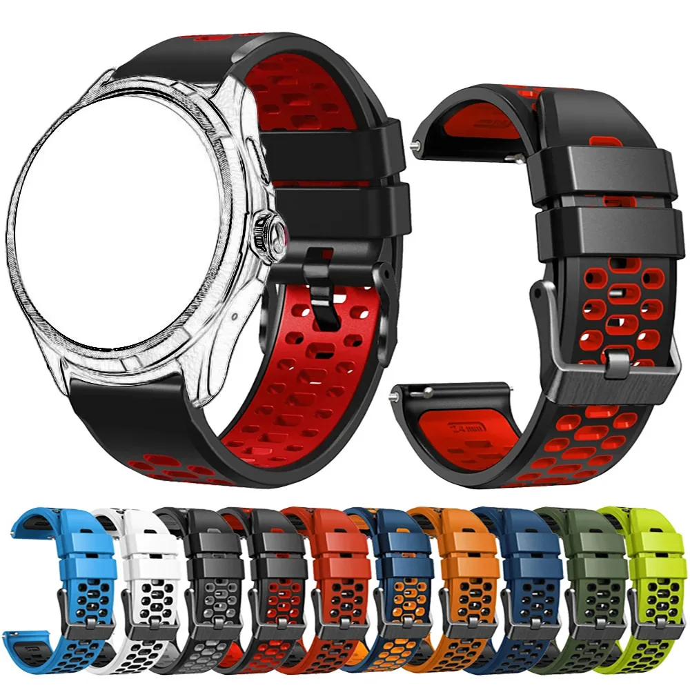 24 mm Silikonarmband für Suunto 9 Baro 7 D5 Spartan Sport Wrist HR Smart Watch Band Atmungsaktives Armband Armband Armband