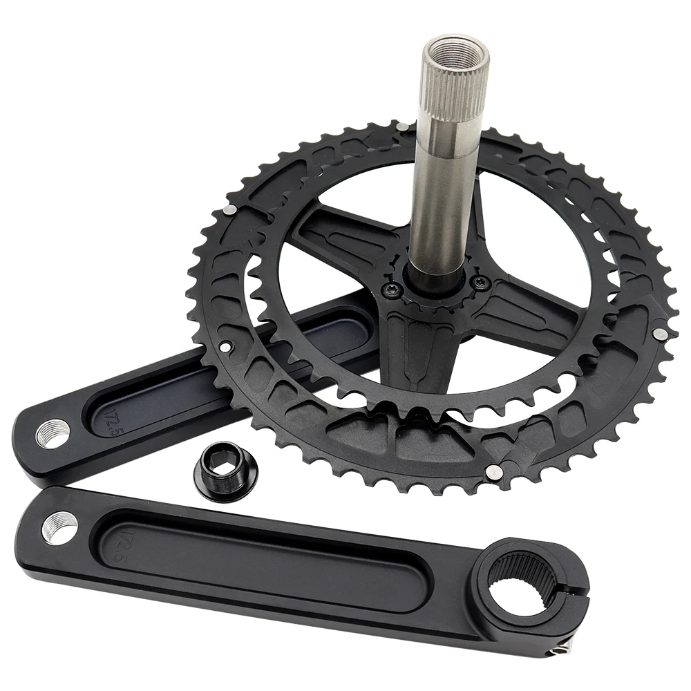 RACEWORK Road Bike Crank Set 10/11/12 Speed Single Disc Teeth 50-34T 52-36T 53-39T 170/172.5/175mm Suitable For Bike Parts