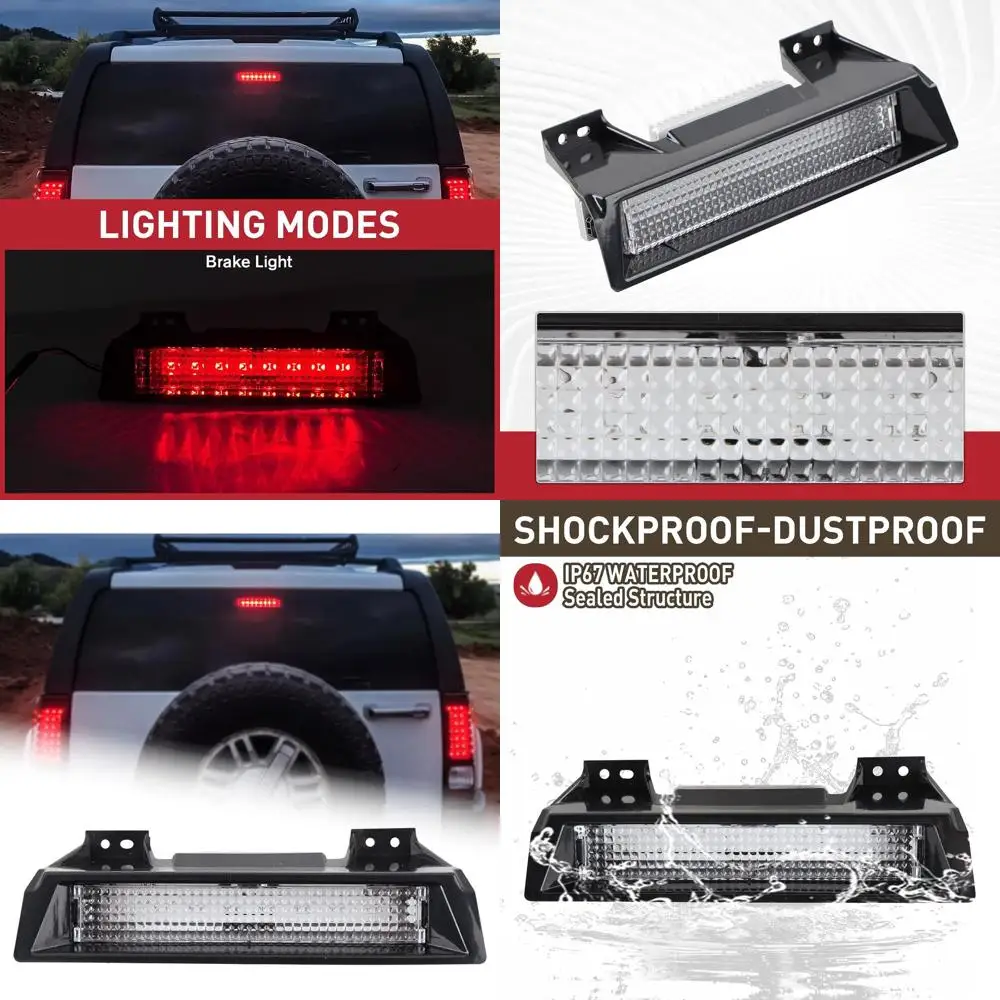 

2006-2010 Hummer H3 3rd Brake Light, Center High Mount Stop Lamp, Compatible 1933040316, HZ59C