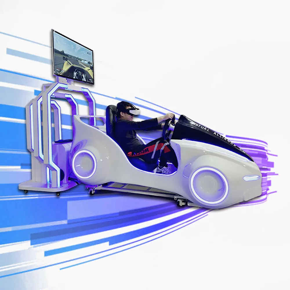Ride on Car  Coin Operated VR Cinema Car Game Machine Virtual Reality Driving Simulator 9D VR Racing Simulator