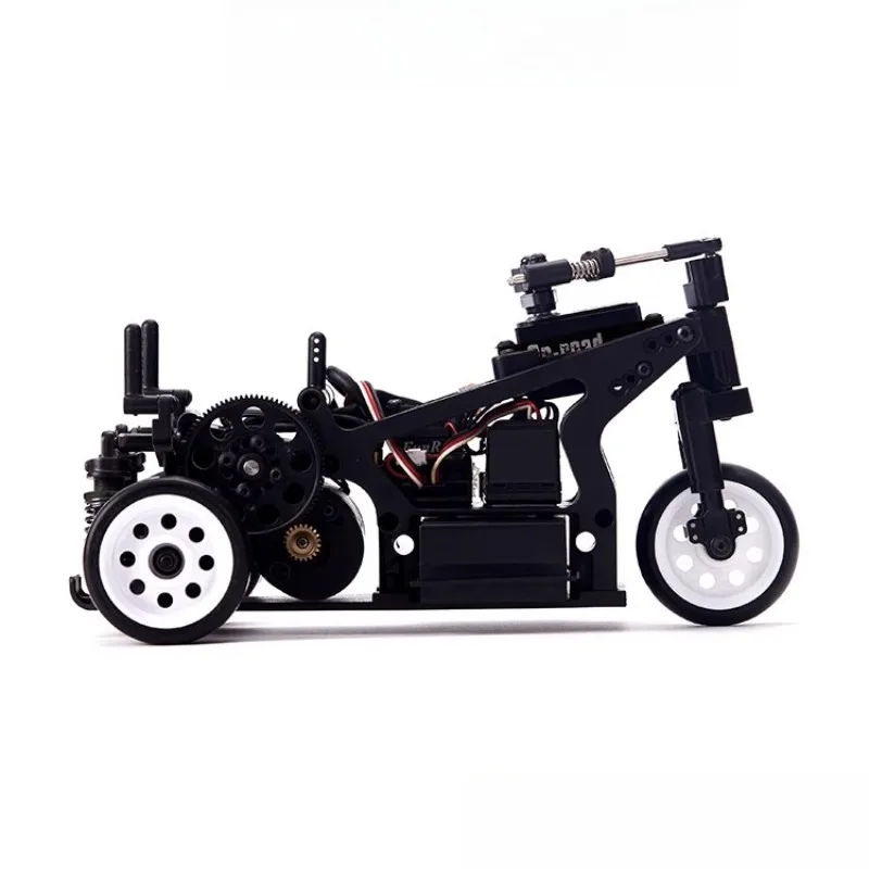 Usukani D3T RC coche 1/8 de tres ruedas motrices traseras KIT de marco de coche de deriva Control remoto eléctrico motocicleta modelo de tres ruedas
