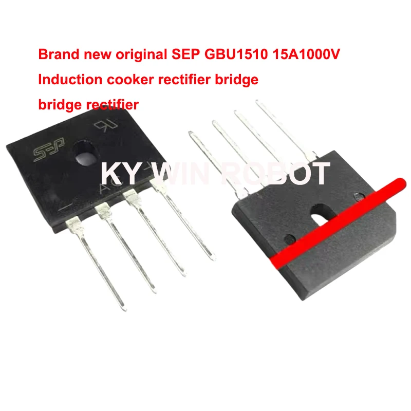 

5PCS/LOTS 100% brand new original SEP GBU1510 15A1000V induction cooker rectifier bridge stack