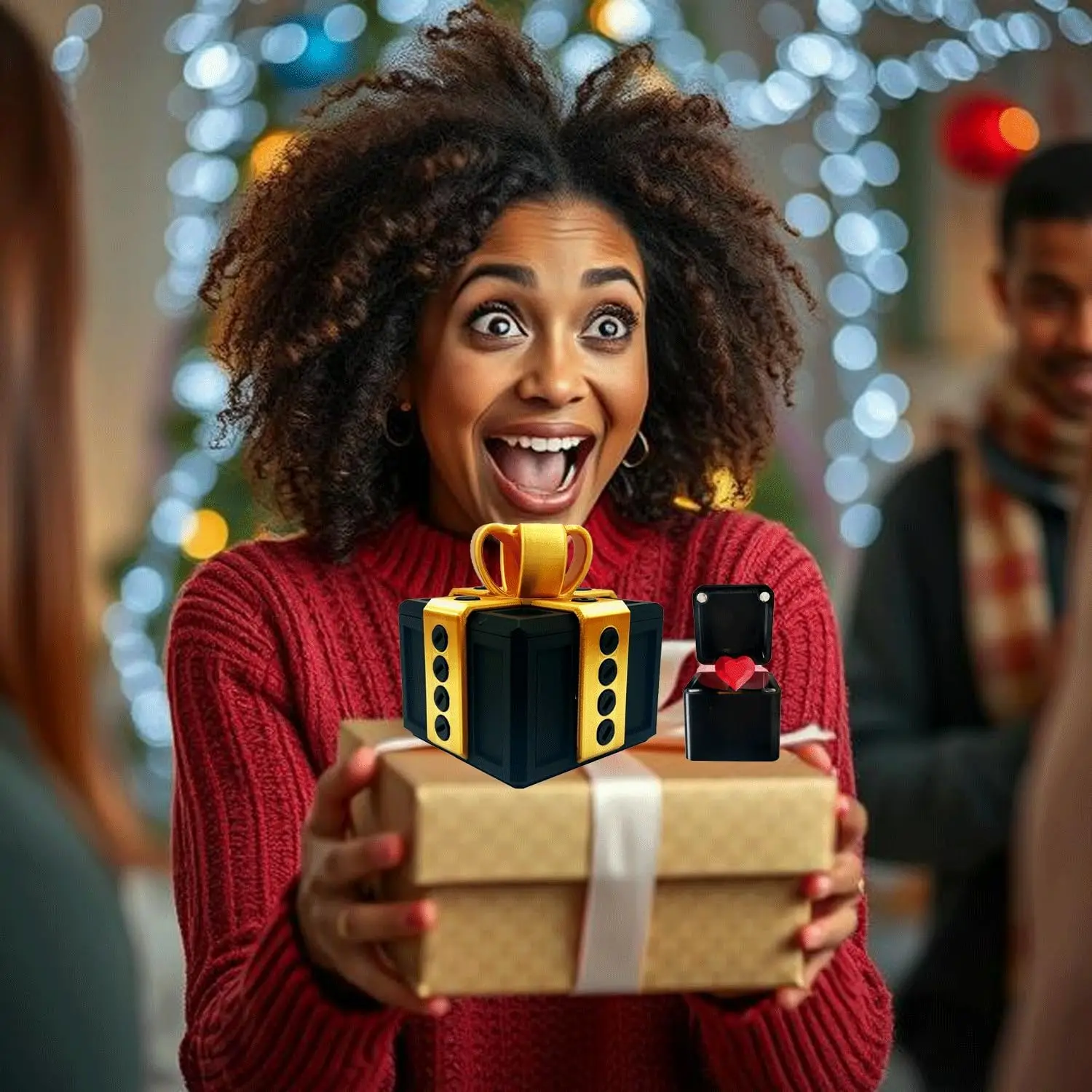 ของขวัญแกล้งคนด้วยนิ้วกลาง, กล่องของขวัญแกล้งคนด้วยสกรู, นิ้วกลางในกล่อง, กล่องของขวัญแกล้งคนสุดขั้ว, เซอร์ไพรส์