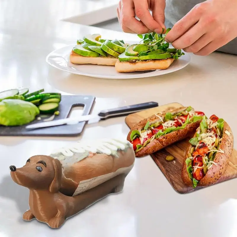 Dachshund Tray Funny Hot Dogs Tray Home Hot Dog Dachshund Tray Creative Dachshund Decoration Plate For Parties Restaurants