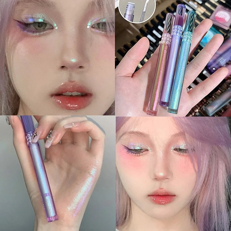 

Monochrome Chameleon Liquid Eyeshadow Mist Fine Glitter Highlight Brightening Easy to color waterproof Pearlescent Makeup