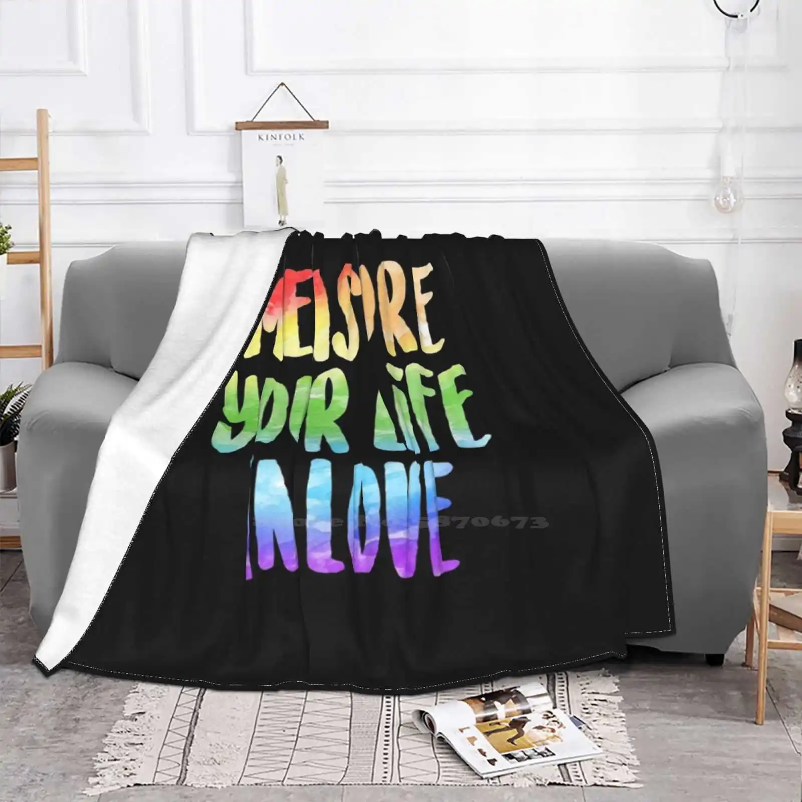 Measure Your Life In Love | Rent New Arrival Fashion Leisure Warm Flannel Blanket Rent Musical Musicals Anthony Rapp Idina