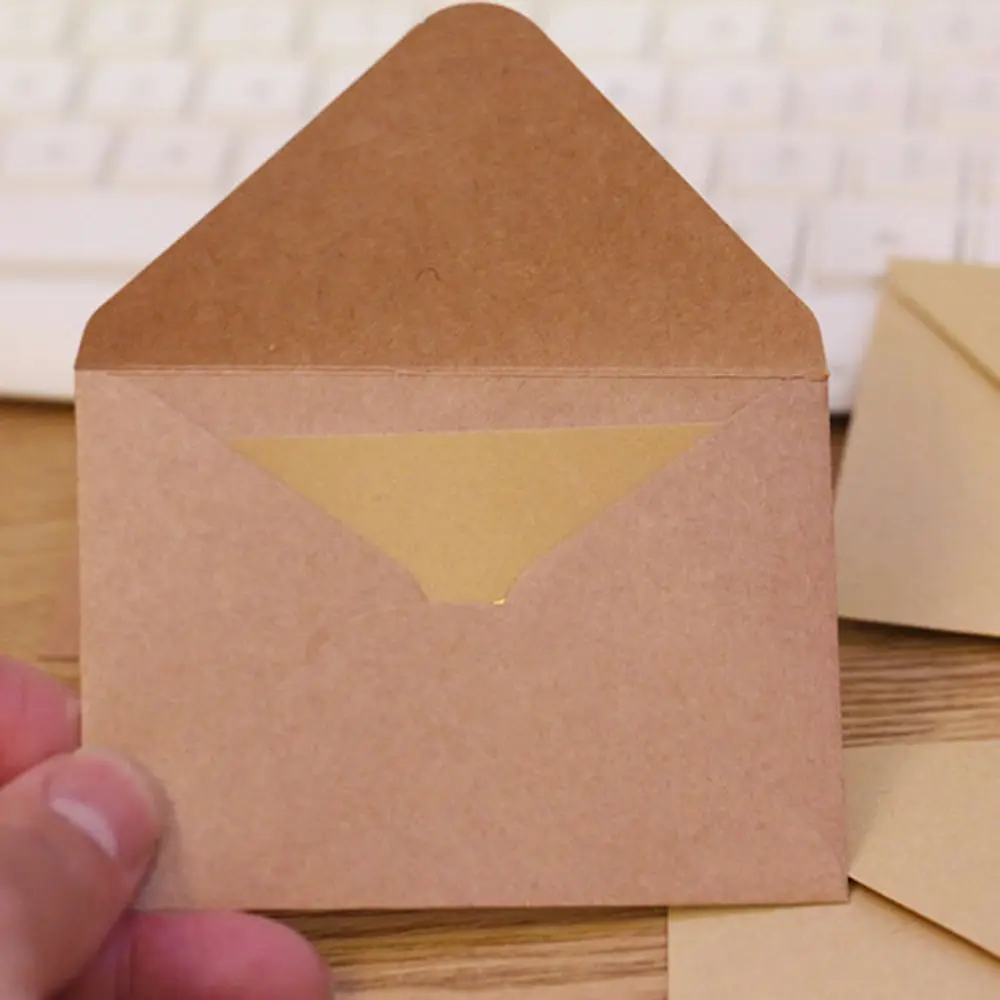 Cards Invitations Kraft Paper Gift Envelope Storage Blank Envelopes Wedding Invitations ID Card Packing Paper Envelopes