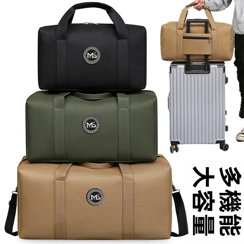 Large Capaci Satchel Travel Bag Men’s and Women’s Outdoor Luggage Bag Sports Multifunctional Storage Bag Clothes Work Trave…