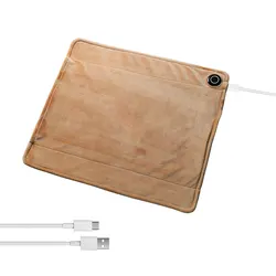 USB 5V Heating Pad with 3 Heat Settings,2-Hour Auto Shut-off, Suitable for Back, Neck, Knees and Legs - The Perfect Winter Gift
