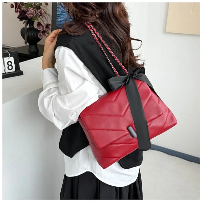 

Classic-elegant 2025 New Ladies Luxury Brand Leather Tote Bag Famous Designer Casual Popular Elegant​