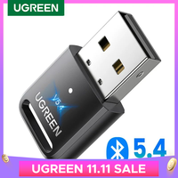 UGREEN USB Bluetooth 5.3 5.4  Dongle Adapter for PC Speaker Wireless Mouse Keyboard Music Audio Receiver Transmitter Bluetooth