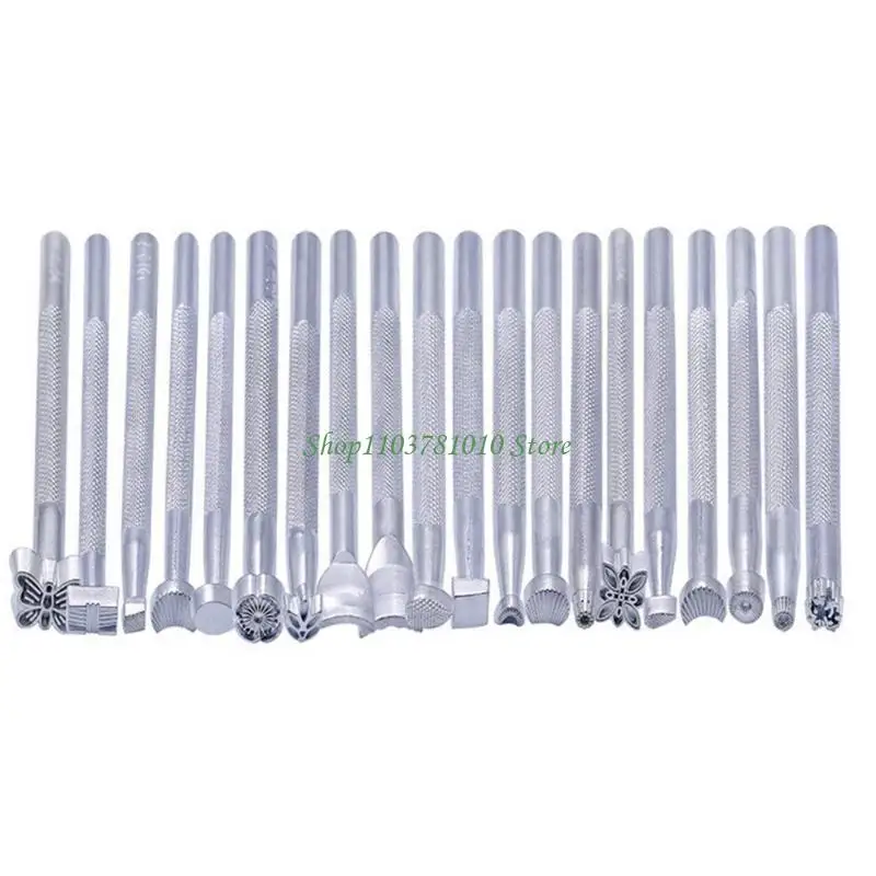 U55D Manual Leather Carved Embossing Hammer Kits Leather Stamping Tools