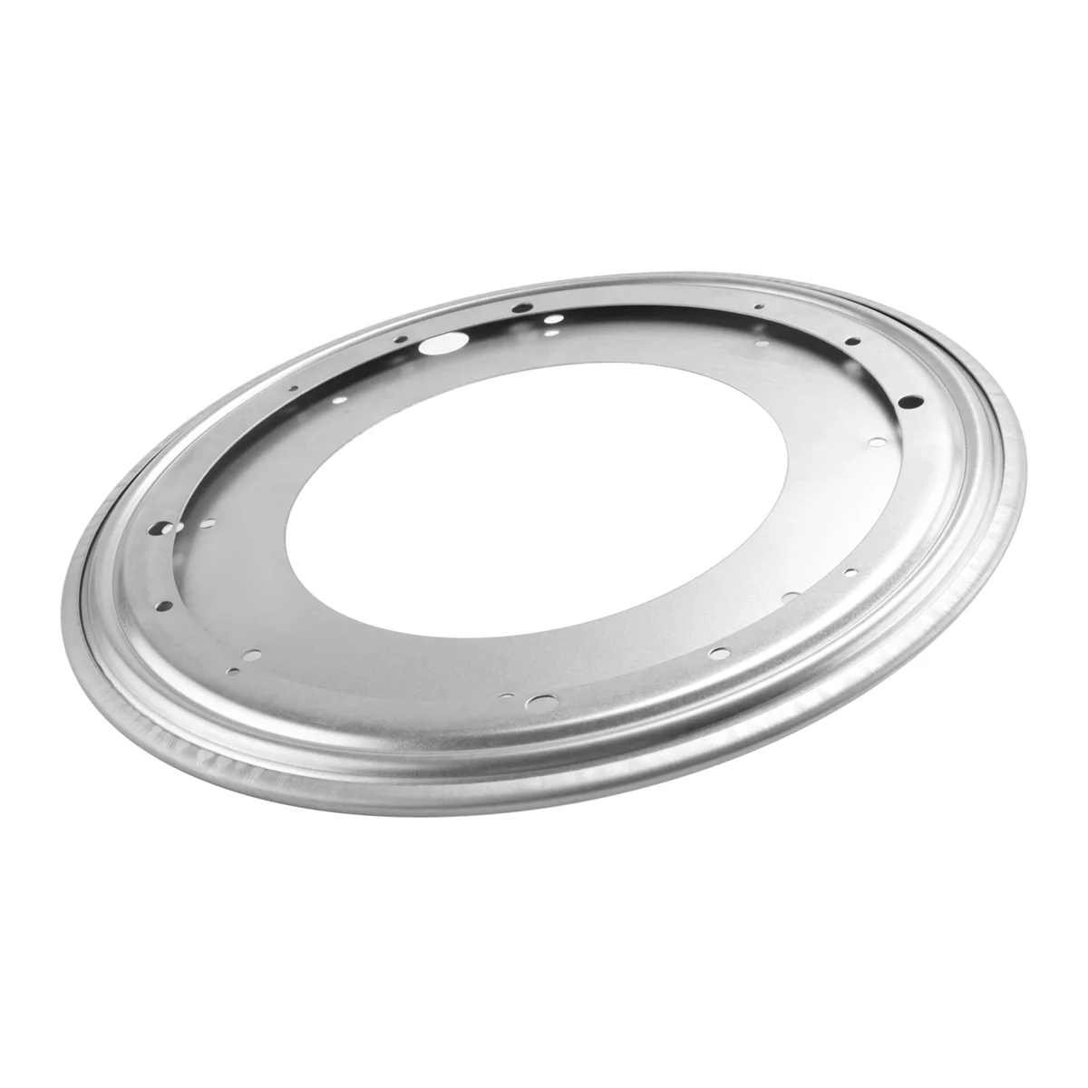 Y31A 12 Inch Round Shape Galvanized Turntable Rotating Swivel Plate Kitchen & Display Table Hardware