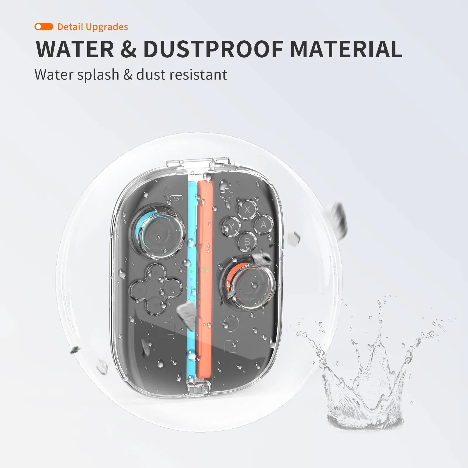 

Storage Case for Joy-Con Transparent Shell Case Magnetic Closure Portable Dust-Proof Protective Box for Nintendo Switch 2 Case