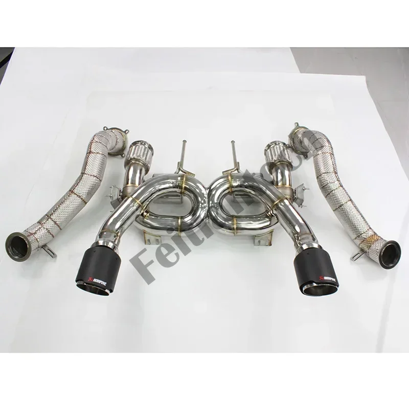 OEM Muffler Exhaust Pipe For Mclaren 720s 4.0T 2017-2019 High Performance Exhaust Downpipe Stainless Steel Catback Exhaust Pipes