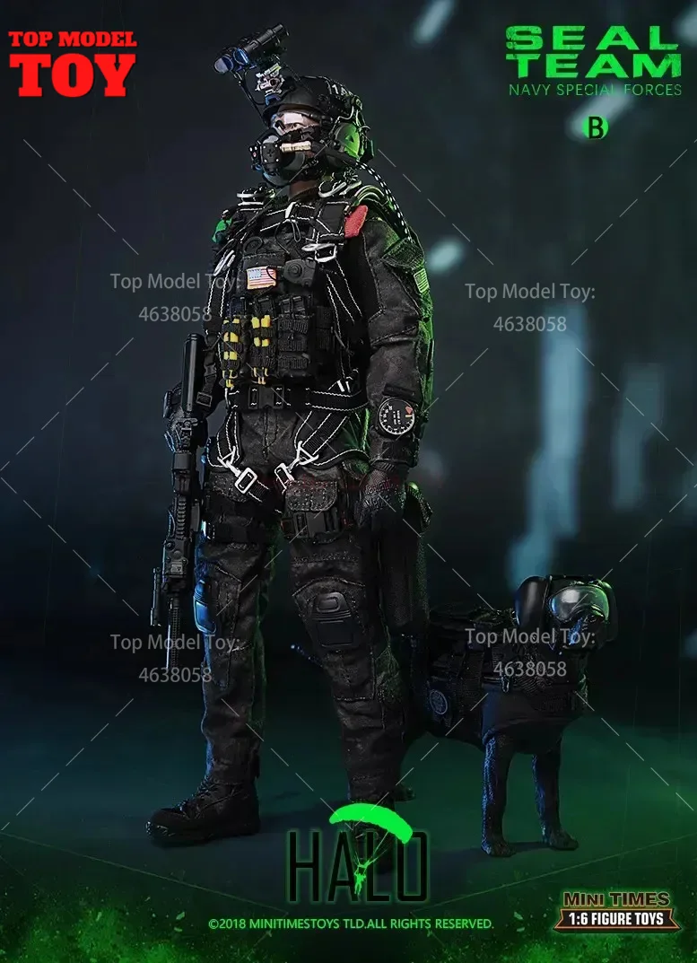 mini volte giocattoli M013 1/6 Bilancia SEAL Team Navy Forze Speciali Con Cane Set Completo 12 '' Mobile Solider Action Figure Per Hobby