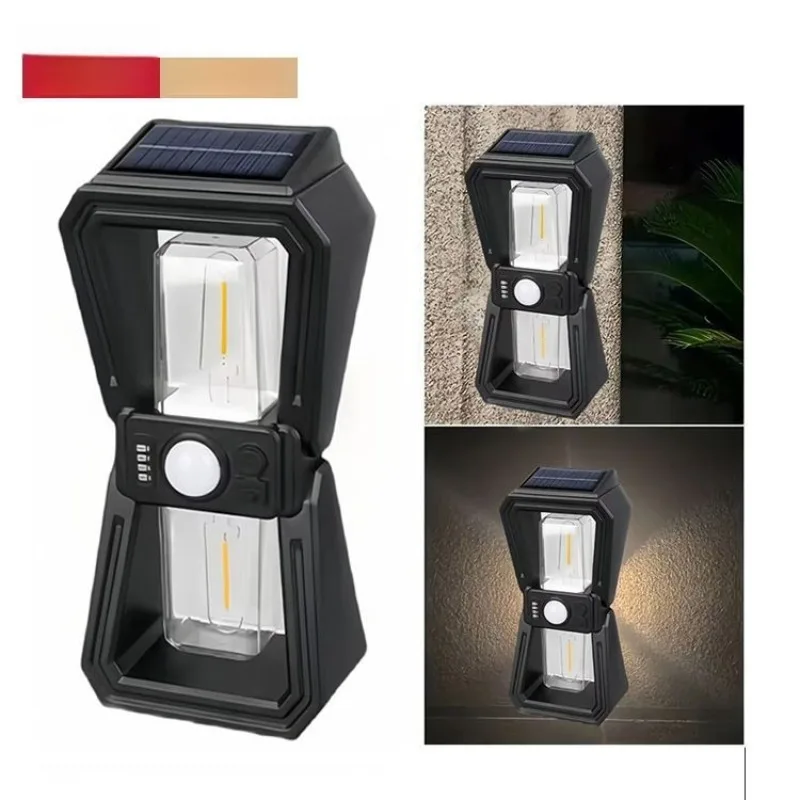 New Solar Integrated Street Light: LED Outdoor Multi-Mode Sensor Wall Lamp for Garden, Villa & Courtyard Lighting