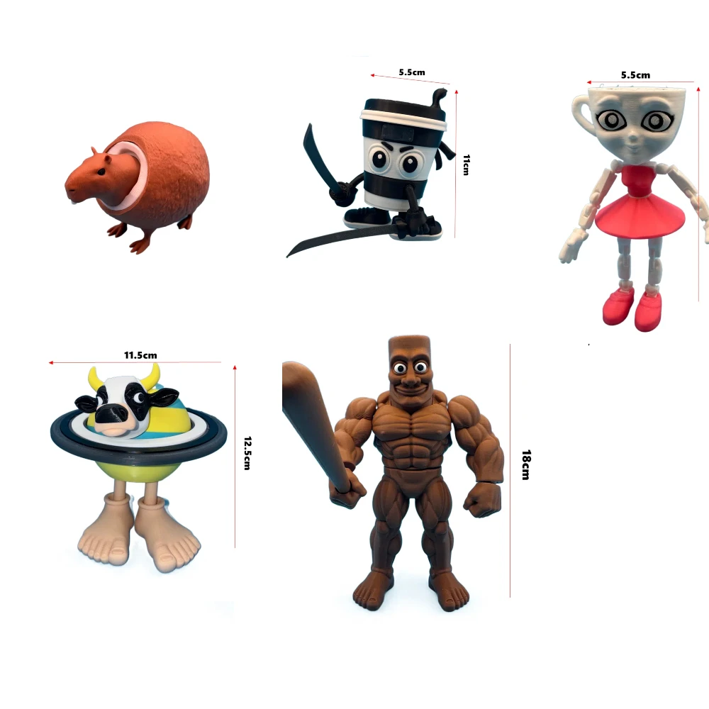 Creative Ballerina Cappuccino Figure Toy Figurine Tralalero Tralala Tung Tung Tung Sahur Cappuccino Assassino NEW Collectible