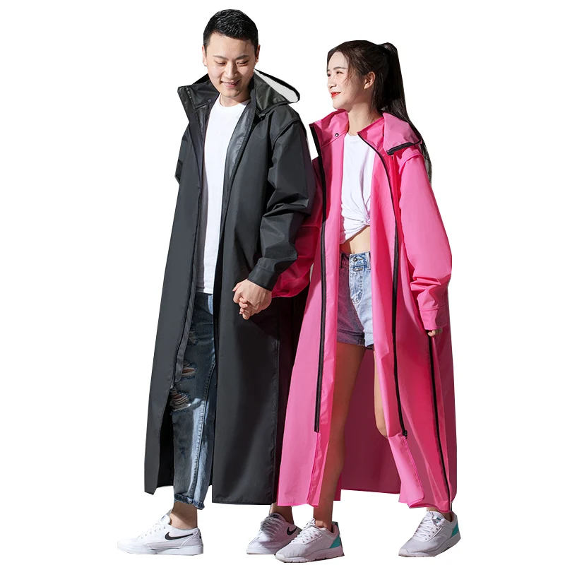 Yellow Long Raincoat Women Raincoat Long Waterproof Coat Rain Suit Motorcycle Windbreaker Men Poncho Women Manteau Femme Gift