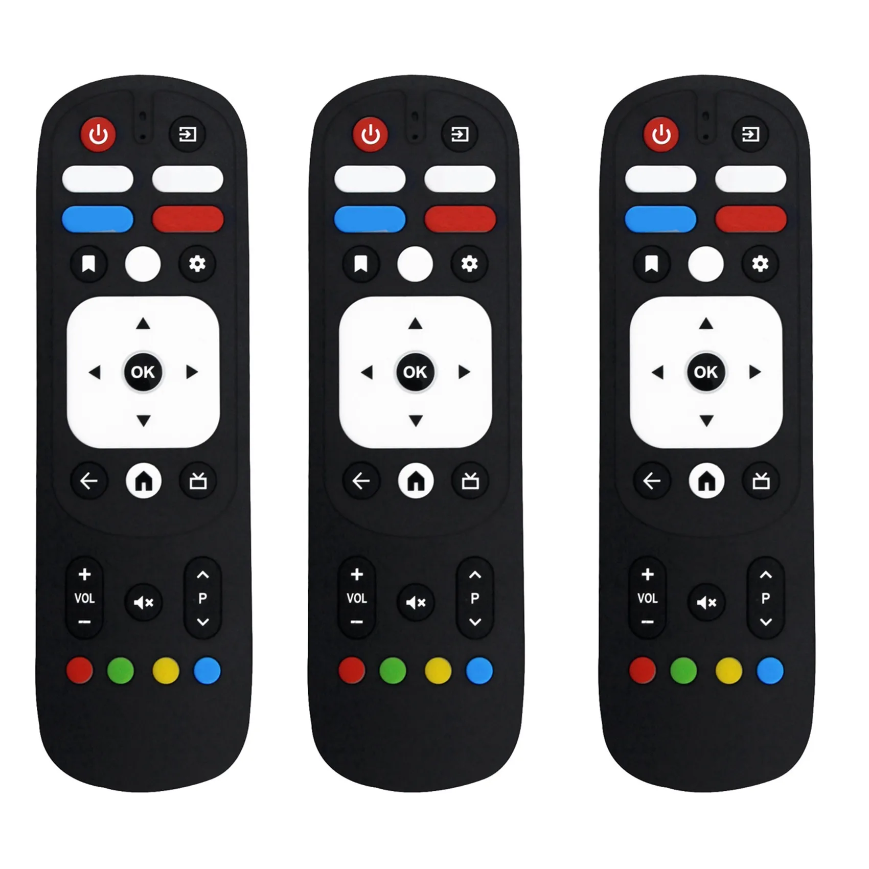 3X Replace RM-C3287 Voice Remote Control For JVC RM-C3570 For KENWOOD For Motorola Smart TV Remote Control-AC47