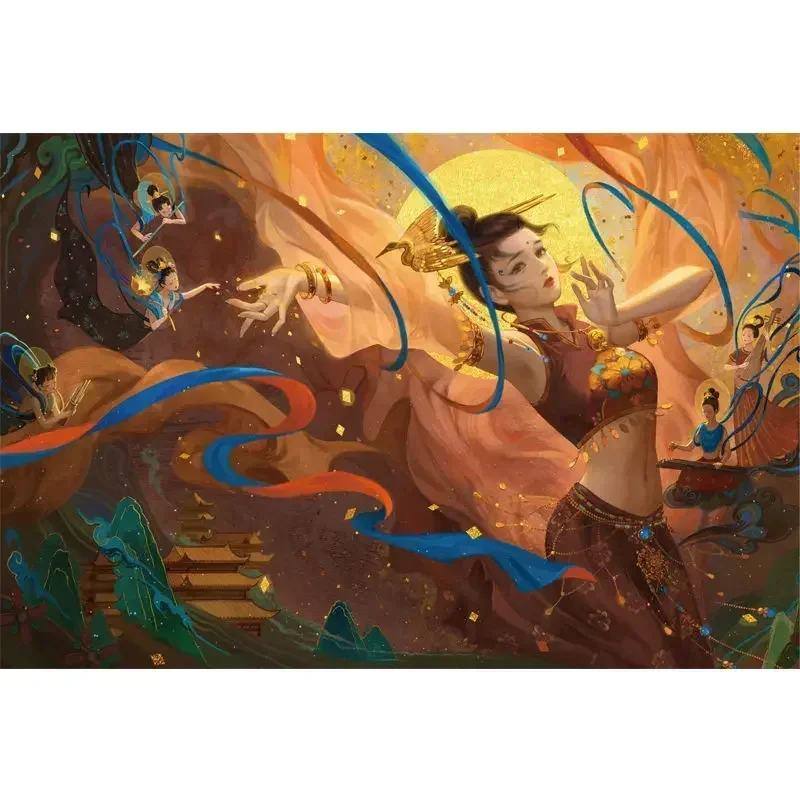 150 قطعة أنبوب اختبار صغير بانوراما الألغاز للبالغين لعبة الضغط الثلاجة لغز لعبة الأسرة الديكور ألعاب تعليمية #5