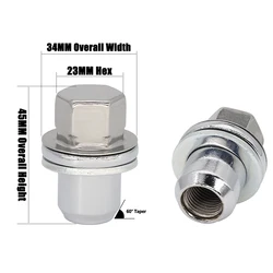 10PCS Stainless Alloy Wheel Nut For Land Rover L322 Discovery 3 4 5 Range Rover OEM RRD500510 RRD500290 RRD500590 Lug Nuts