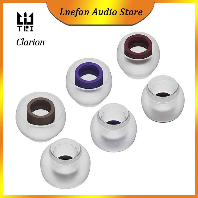 Trí Clarion Ốp Tai Nghe Chụp Tai Eartips 3 Đôi Cho S M L Kích Thước Tai Nghe Phụ Kiện Tai Nghe Có Dây Tai Nghe Nhét Tai IEM