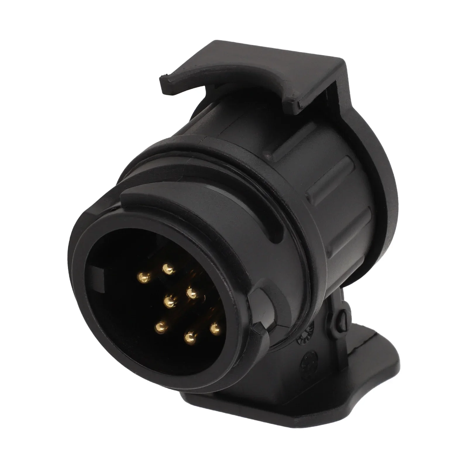 Black 13 To 7 Pin Adaptor Versatile Compatibility Waterproof Design Easy Installation Efficient And Reliable Secure Connection