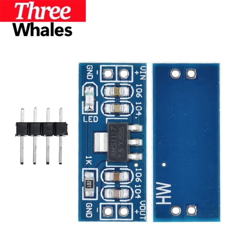 THR 1PCS AMS1117 1.2V 1.5V 1.8V 2.5V 3.3V 5V power supply module AMS1117-5.0V power module AMS1117-3.3V For diy kit