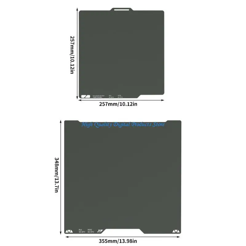 U2JE مزدوج طباعة طبق الطباعة صفيحة الصلب السرير للطابعات التي تتميز بدقة الآلات ومقاومة للحرارة