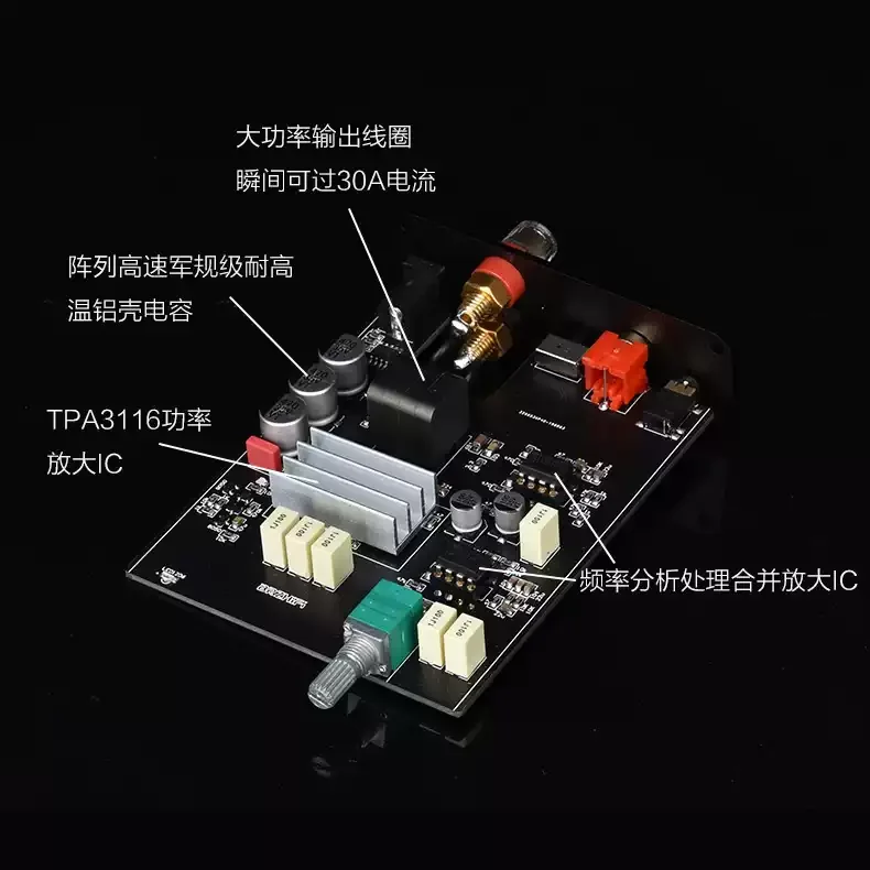 Powerful Mono Subwoofer Amplifier for AV Home Theater, SUB/SWF-OUT Connectivity for 2.1/5.1/7.1 Channel Systems