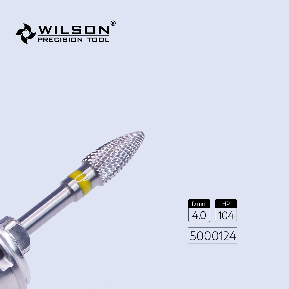 WilsonDental Burs 5000124-ISO 257 110 040 Tungsten Carbide Dental Bur for Trimming Metal