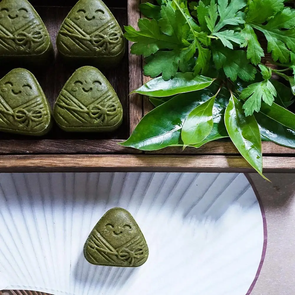 

45g Mugwort And Grapefruit Leaf Shampoo Soap Hair Strengthening Shampoo Plant-based Soap Clean Wash Nourishing Face