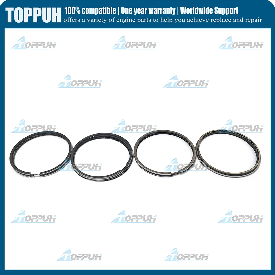 New N844 For Shibaura 4 pcs Piston Rings