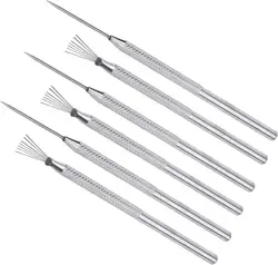 7 Pins Needles Texture Ceramics Tools 1 Set Polymer Clay Sculpting Auxiliary Molding Tool DIY Pottery Brush Cake DIY Accessories
